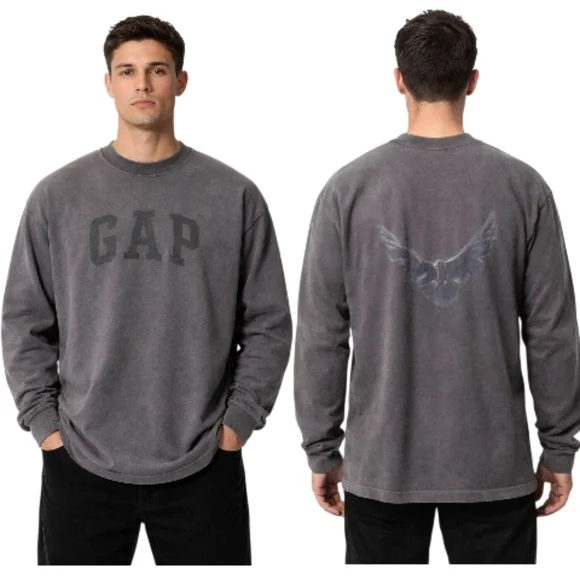 Yeezy Gap Dove Long Sleeve Shirt Men's Size Medium - Picture 1 of 6